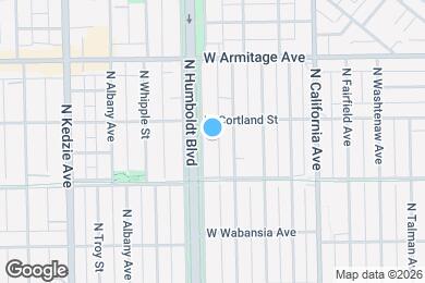 Map image of the property - 1839 N Humboldt Blvd
