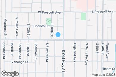 Map image of the property - 316 W Crawford St