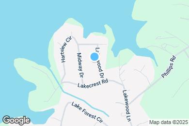 Map image of the property - 1021 Lakewood Dr