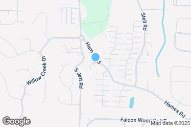 Map image of the property - 107 W Oaks Ct