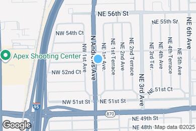 Map image of the property - 5288 N Andrews Ave