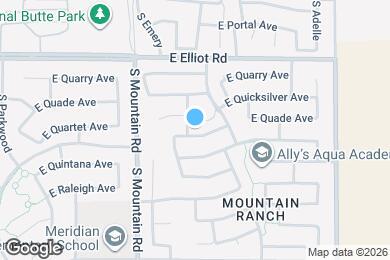 Map image of the property - 11312 E Quartet Ave