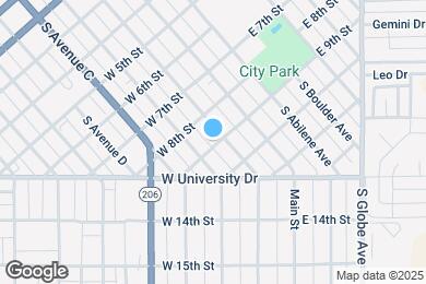 Map image of the property - 208 W 9th St