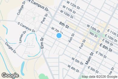 Map image of the property - 315 W 6th St