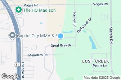 Map image of the property - 5101 Horned Owl Dr