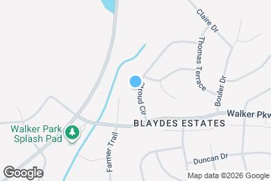 Map image of the property - 109 Stroud Cir