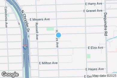 Map image of the property - 1403 E Maxlow Ave