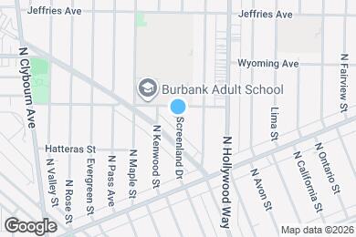 Map image of the property - 1525 N Screenland Dr
