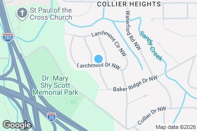 Map image of the property - 0 Larchmont Dr NW