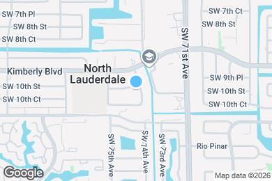 Map image of the property - 1001 SW 74th Ave