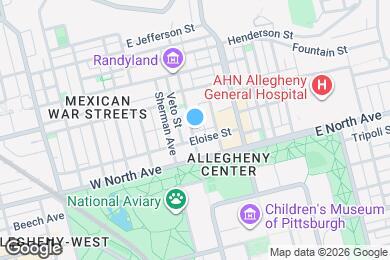 Map image of the property - 1210 Arch St