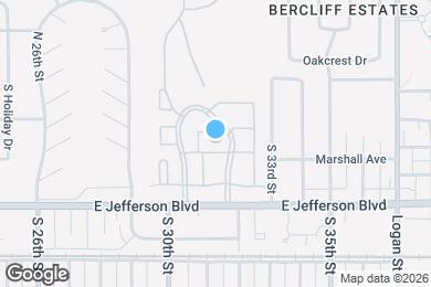 Map image of the property - The Jefferson Apartments
