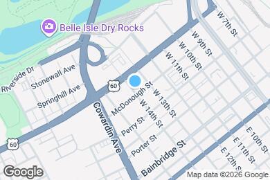 Map image of the property - 1323 McDonough St