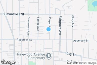 Map image of the property - 10337 Pinyon Ave