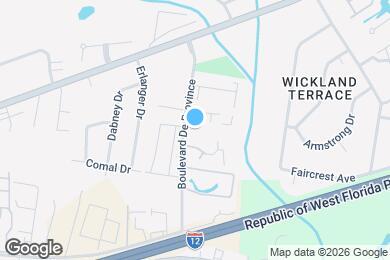 Map image of the property - Bella of Baton Rouge Apartments