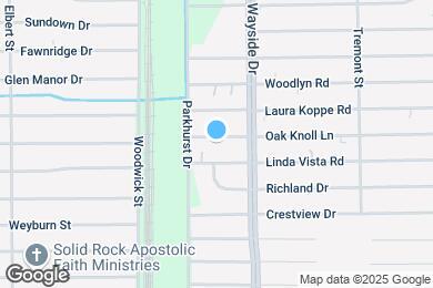 Map image of the property - 7822 Oak Knoll Ln