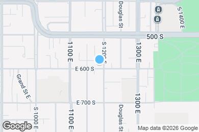 Map image of the property - 1171 E 600 S