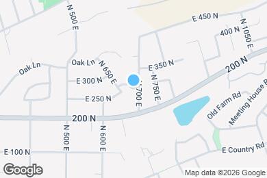 Map image of the property - 289 N 700 E