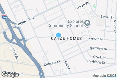 Map image of the property - Cherry Oak