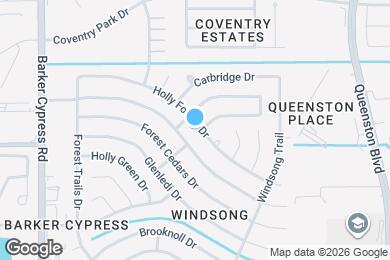 Map image of the property - 18083 Holly Forest Dr
