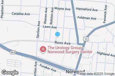 Map image of the property - 5110 Hunter Ave