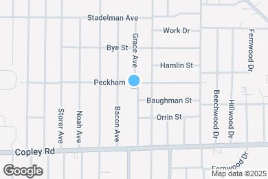 Map image of the property - 384 Grace Ave