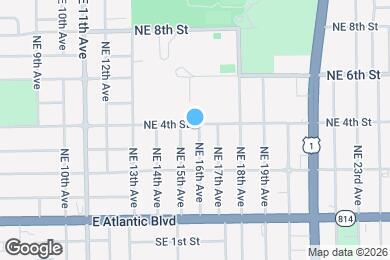 Map image of the property - 231 NE 16th Ave