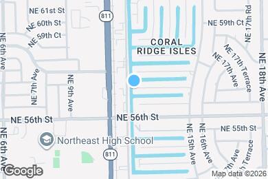 Map image of the property - 1400 NE 57th St