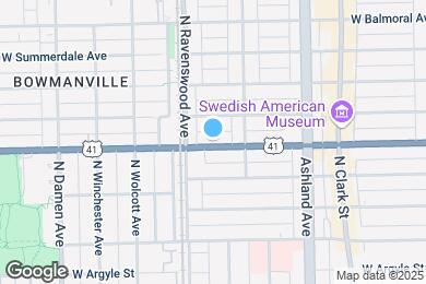 Map image of the property - 1730 W Foster Ave