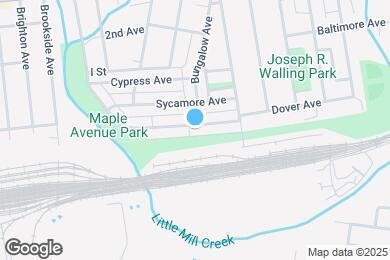 Map image of the property - 1308 Maple Ave