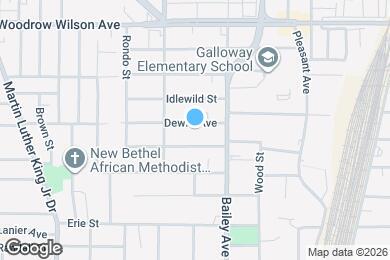 Map image of the property - 335 Dewitt Ave