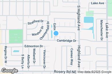 Map image of the property - 1773 Eaton Dr