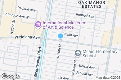 Map image of the property - 1600 W Nolana Ave