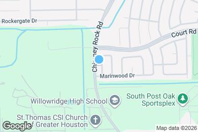 Map image of the property - 16330 Tiburon Way