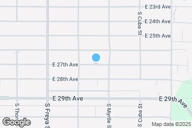 Map image of the property - 3919 E 27th Ave
