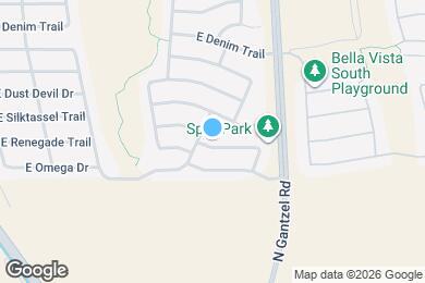 Map image of the property - 1830 E Renegade Trail