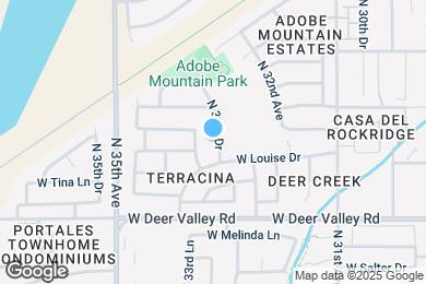 Map image of the property - 22032 N 33rd Dr
