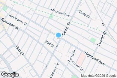 Map image of the property - 290 Highland Ave