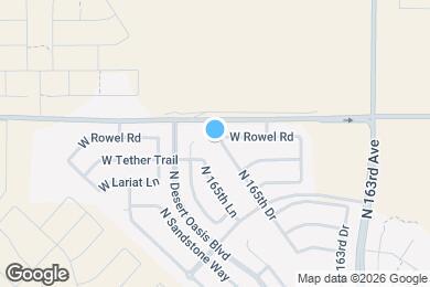 Map image of the property - 26462 N 165th Dr