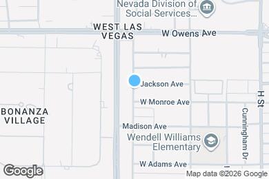 Map image of the property - 1312 North N Street