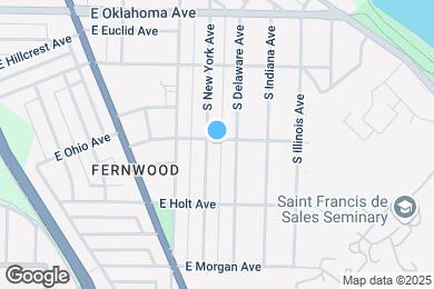 Map image of the property - 3300 S New York Ave