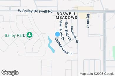 Map image of the property - 8532 Shallow Creek Dr