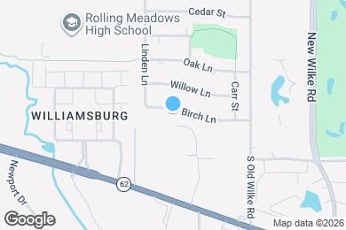 Map image of the property - 2401 Birch Ln