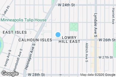 Map image of the property - 2560 Dupont Avenue South