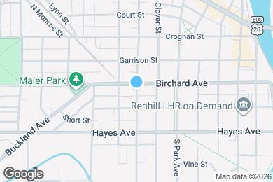 Map image of the property - 309 1/2 S Wood St