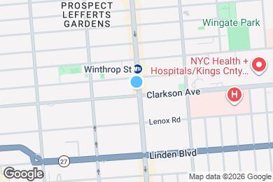 Map image of the property - Room in Shared 4 bed/1 bath home in Prospect Lefferts Gardens