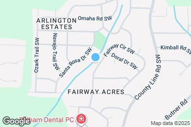 Map image of the property - 2465 Fairway Cir SW