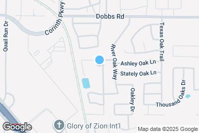 Map image of the property - 2605 Wandering Oak Dr