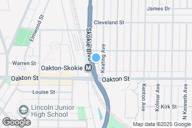 Map image of the property - 8025 Skokie Blvd