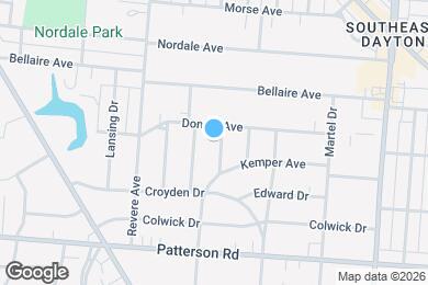 Map image of the property - 2819 White Oak Dr